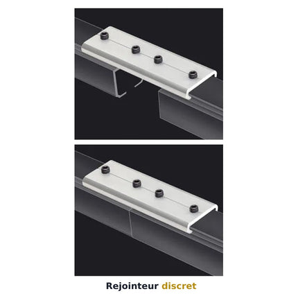 Fleksibel gardinskinne til loft og væg