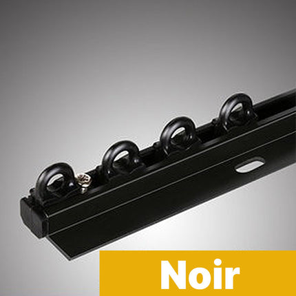 Sort gardinskinne til nem loftmontering