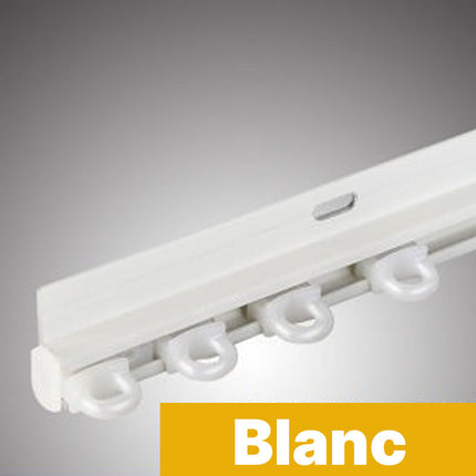 Sort gardinskinne til nem loftmontering