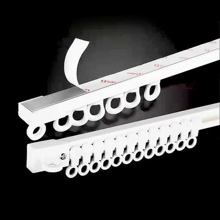 Selvklæbende gardinskinne uden boring