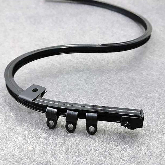 Bøjelig gardinskinne til skæve vinkler