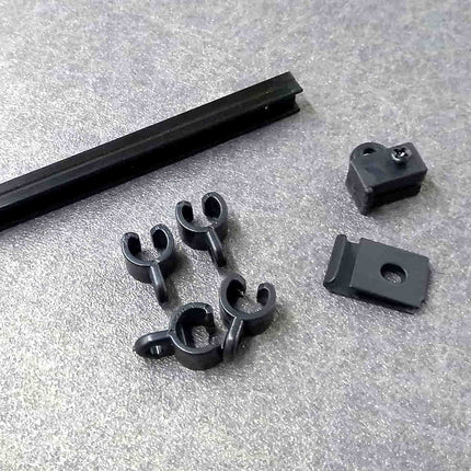 Bøjelig gardinskinne til skæve vinkler