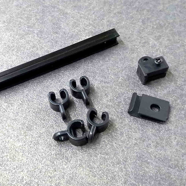 Bøjelig gardinskinne til skæve vinkler