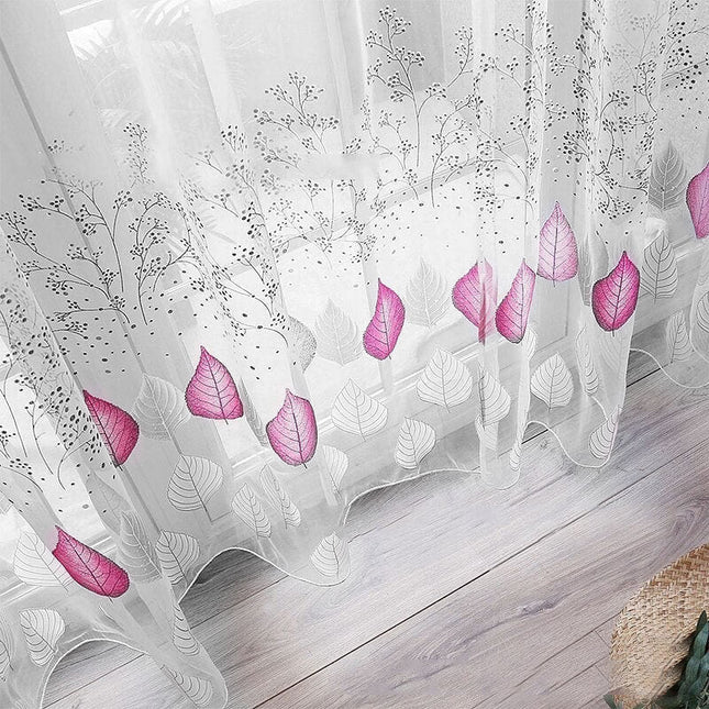 Let gardin med grå og lilla blade