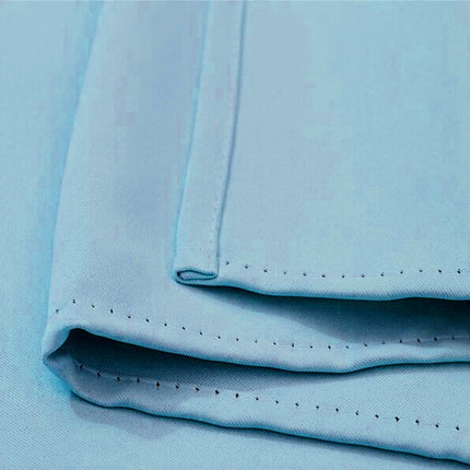 Lyseblåt vandafvisende gardin til udendørs