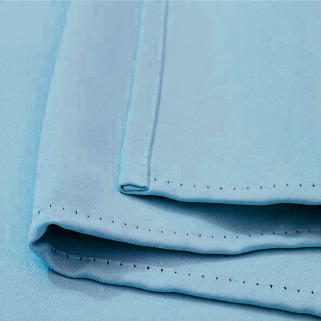 Lyseblåt vandafvisende gardin til udendørs