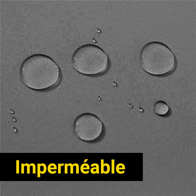 Mørkegråt vandtæt udendørs gardin til haven