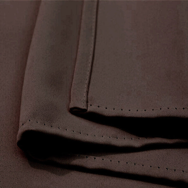 Chokoladebrunt udendørs gardin til terrasse