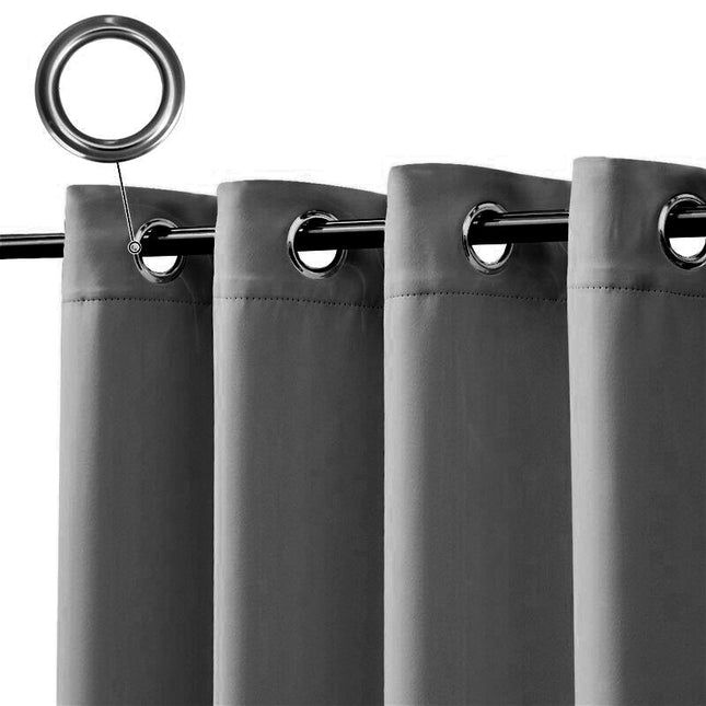 Mørkegråt vandtæt udendørs gardin til haven