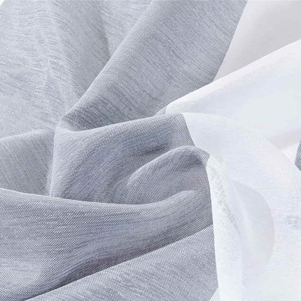 Moderne stribet gennemsigtigt gardin til stue