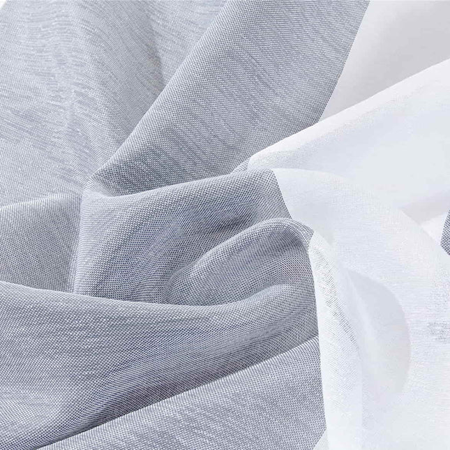 Moderne stribet gennemsigtigt gardin til stue