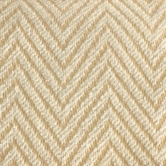 Cremefarvet Valego mørklægningsgardin med mønster