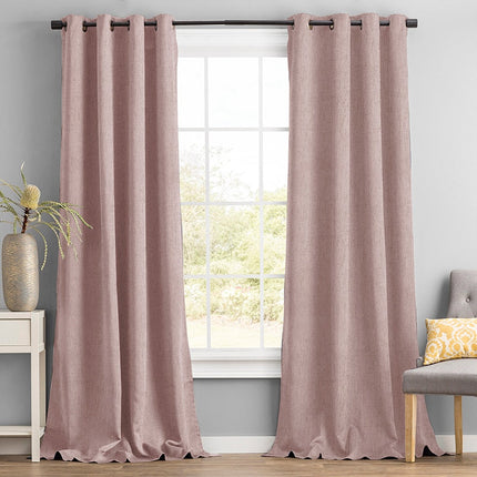 Mørklægningsgardin med struktur til soveværelset