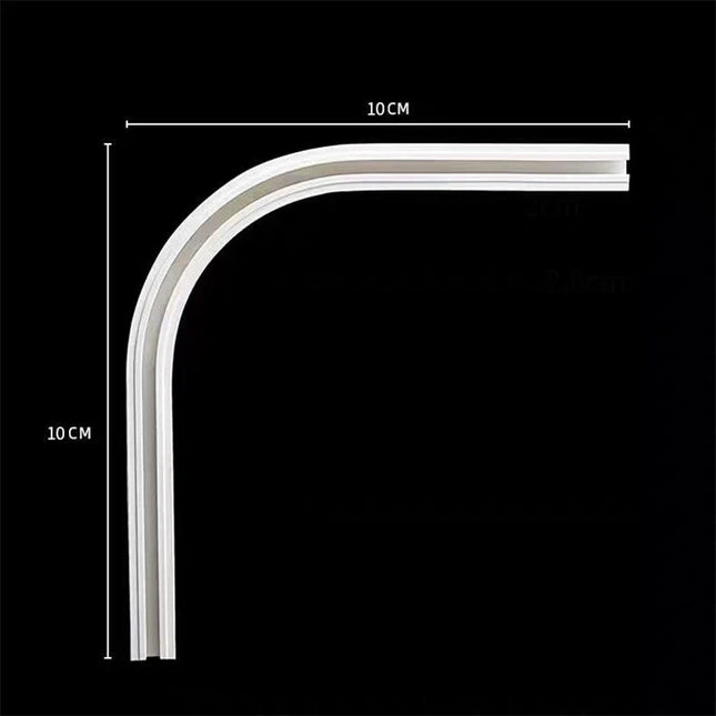 Selvklæbende gardinskinne uden boring