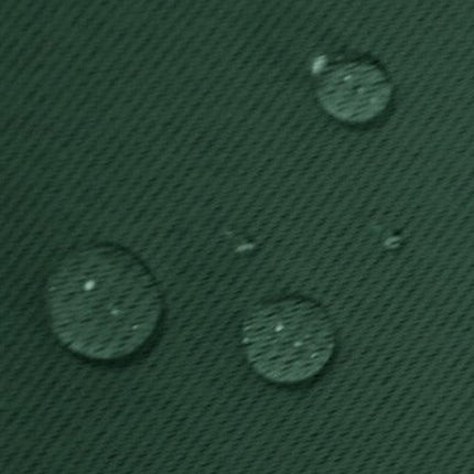 Mørkegrønt udendørs gardin med mørklægning