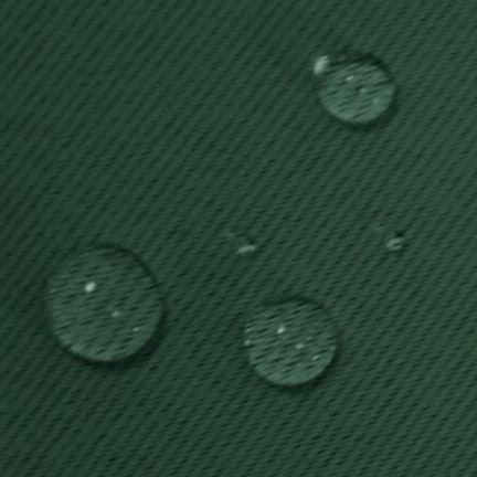 Mørkegrønt udendørs gardin med mørklægning