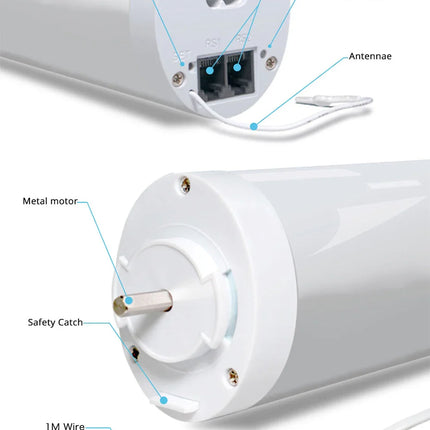 Motoriseret gardinskinne til smart home