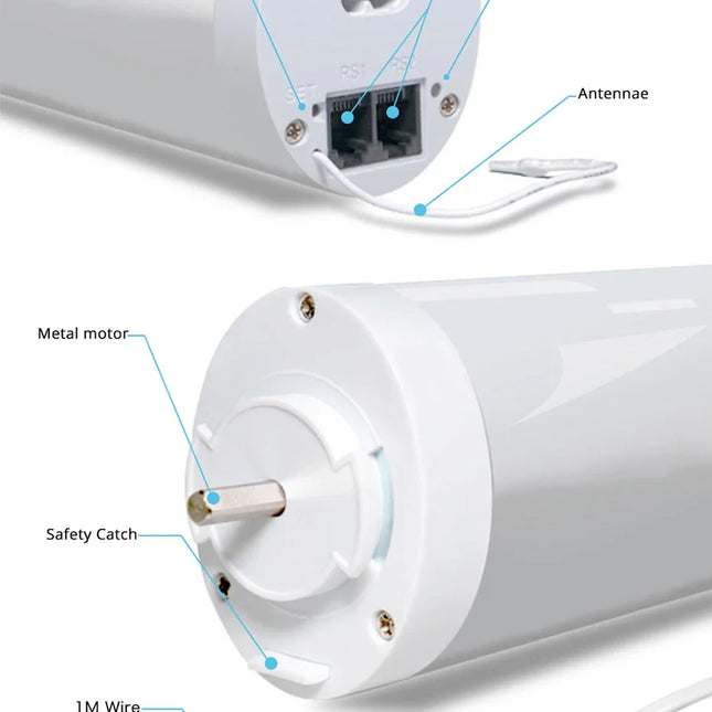 Motoriseret gardinskinne til smart home