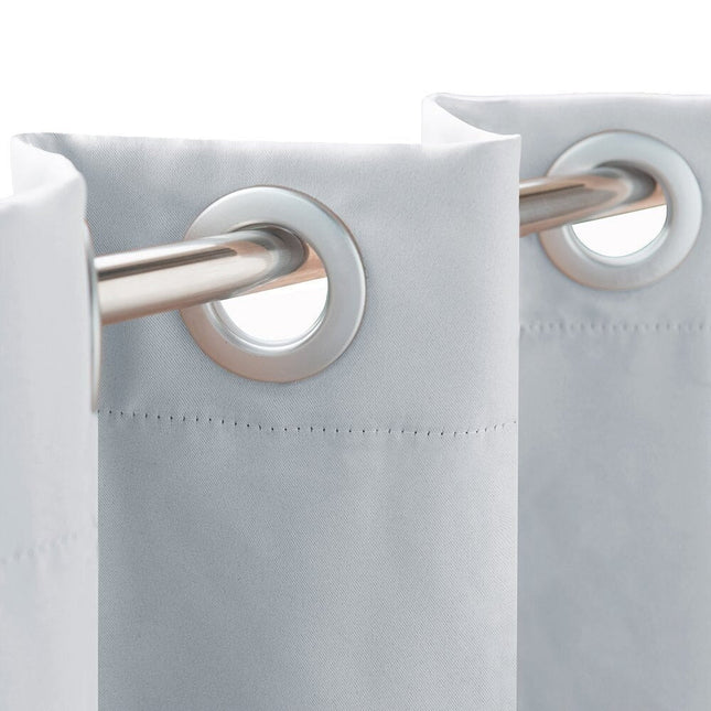 Vandafvisende udendørs gardin med øjer