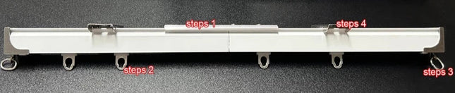 Robust gardinskinne til tunge gardiner