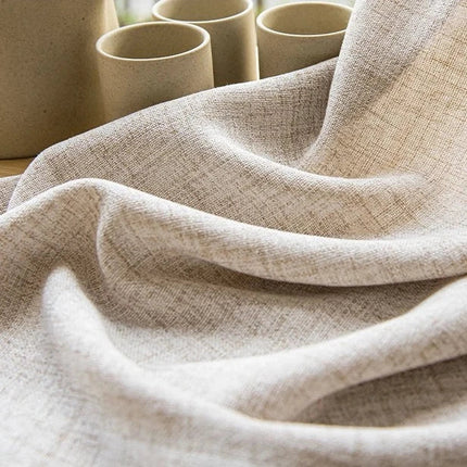 Let gardin beige med kant