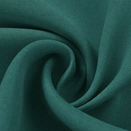 Vandtæt grønt udendørsgardin med ringe