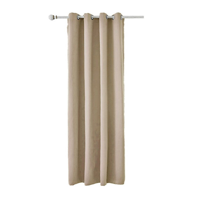 Beige udendørs gardin til solbeskyttelse