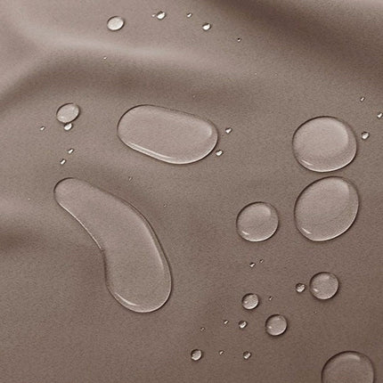 Brunt udendørs gardin med stropper