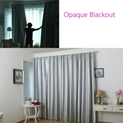 Sort mørklægningsstof med sølvbelægning