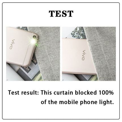 Mørklægningsgardin med subtil vævet tekstur