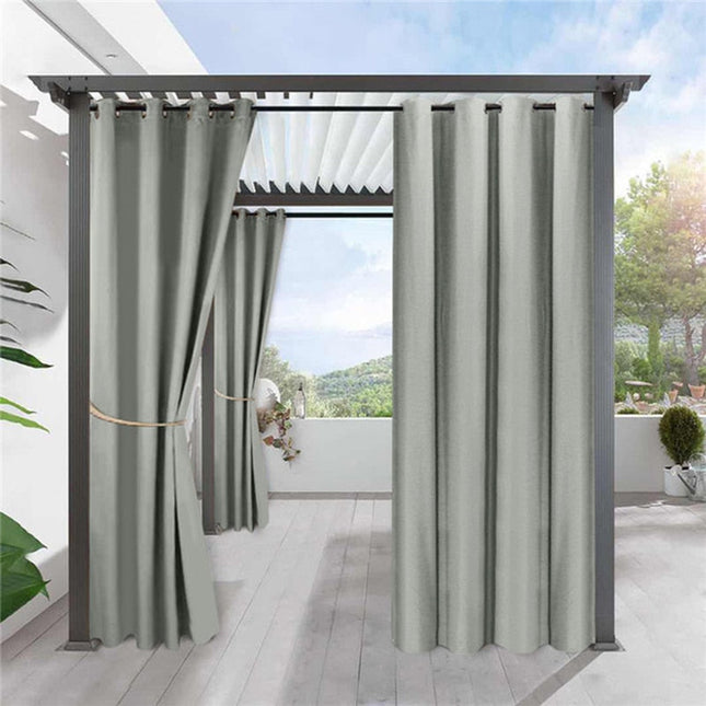 Elegant udendørs gardin til overdækning