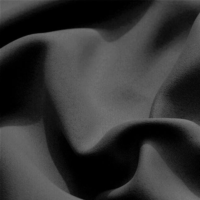 Vandtæt sort udendørs gardin til terrasse