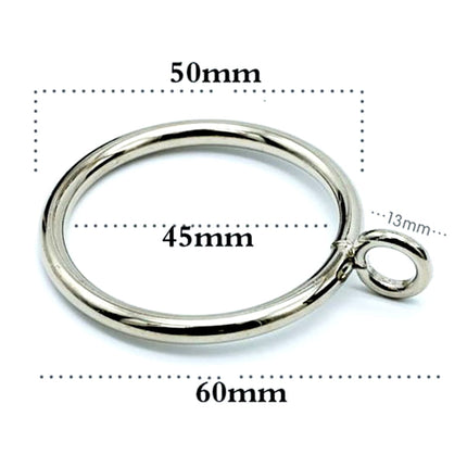 Gardinringe i metal med antik finish