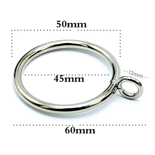 Gardinringe i metal med antik finish