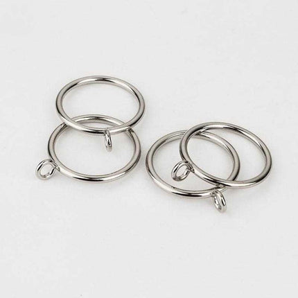 Gardinringe i metal med antik finish