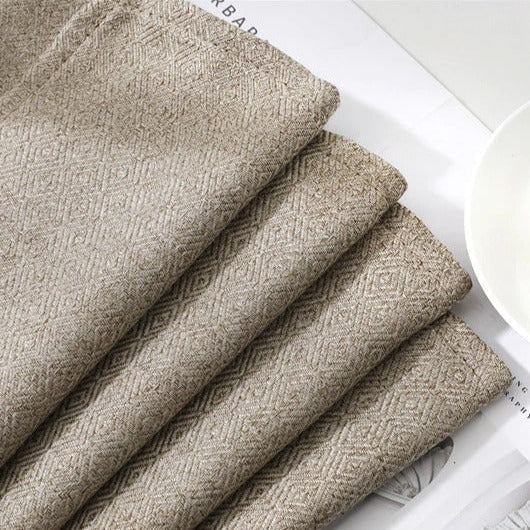 Mørk beige mørklægningsgardin til stuen