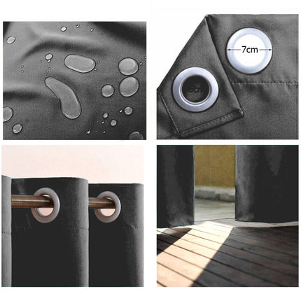 Vandtæt udendørsgardin til altan og pergola