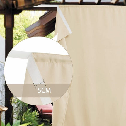 Vindtæt gardin til overdækket terrasse