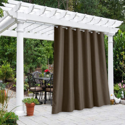 Slidstærkt udendørsgardin til afskærmning af terrasse