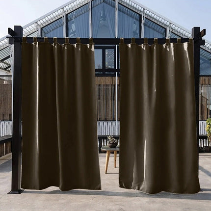 Udendørs gardin til overdækket terrasse