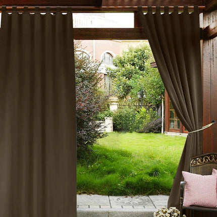 Udendørs gardin til overdækket terrasse