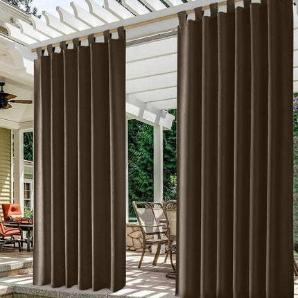 Udendørs gardin til overdækket terrasse