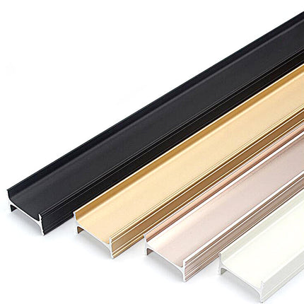 Gardinskinne til loftmontering med glidere