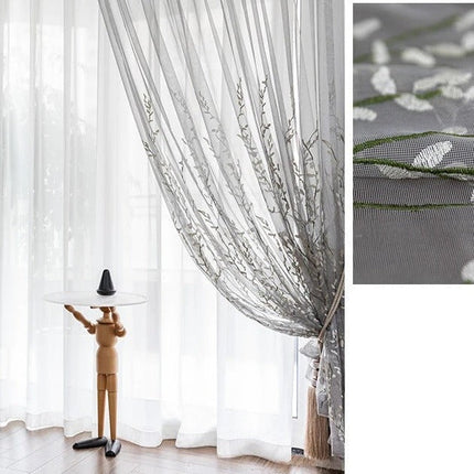 Let gardin med broderede grene