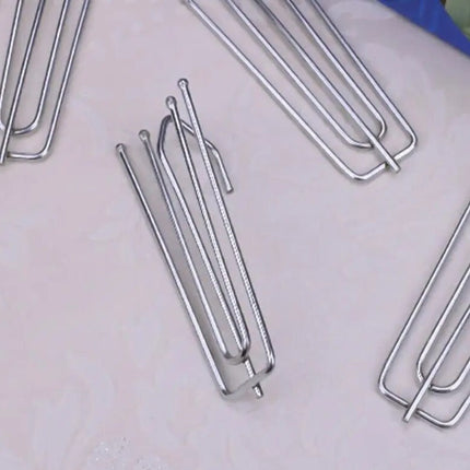 Metalkroge til gardiner med læg