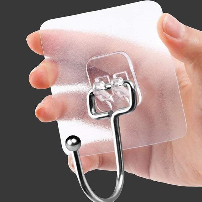 Stærke selvklæbende kroge i stål