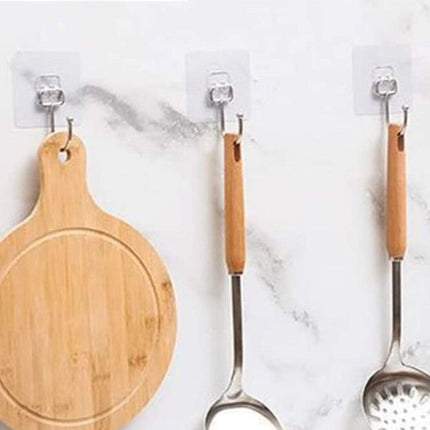 Stærke selvklæbende kroge i stål