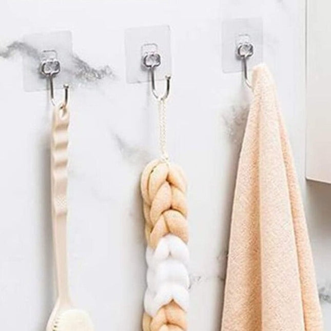 Stærke selvklæbende kroge i stål