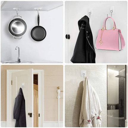 Stærke selvklæbende kroge i stål