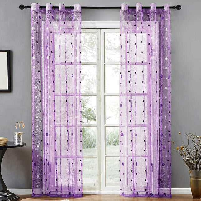 Lilla let gardin med fugleredemønster